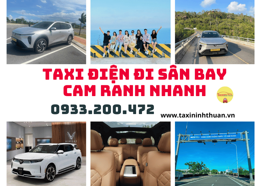Taxi điện đi sân bay Cam Ranh nhanh
