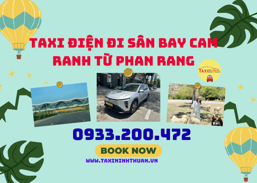 Taxi điện đi sân bay Cam Ranh từ Phan Rang