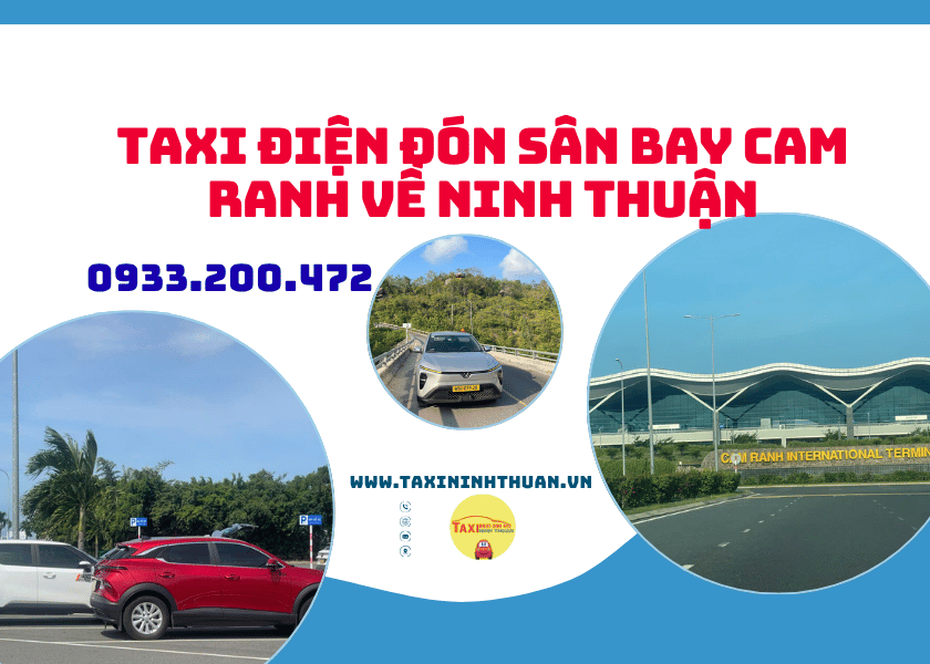Taxi điện đón sân bay Cam Ranh về Ninh Thuận