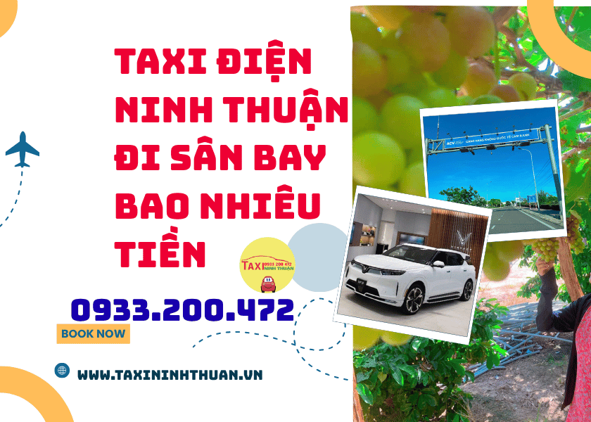 Taxi điện Ninh Thuận đi sân bay bao nhiêu tiền