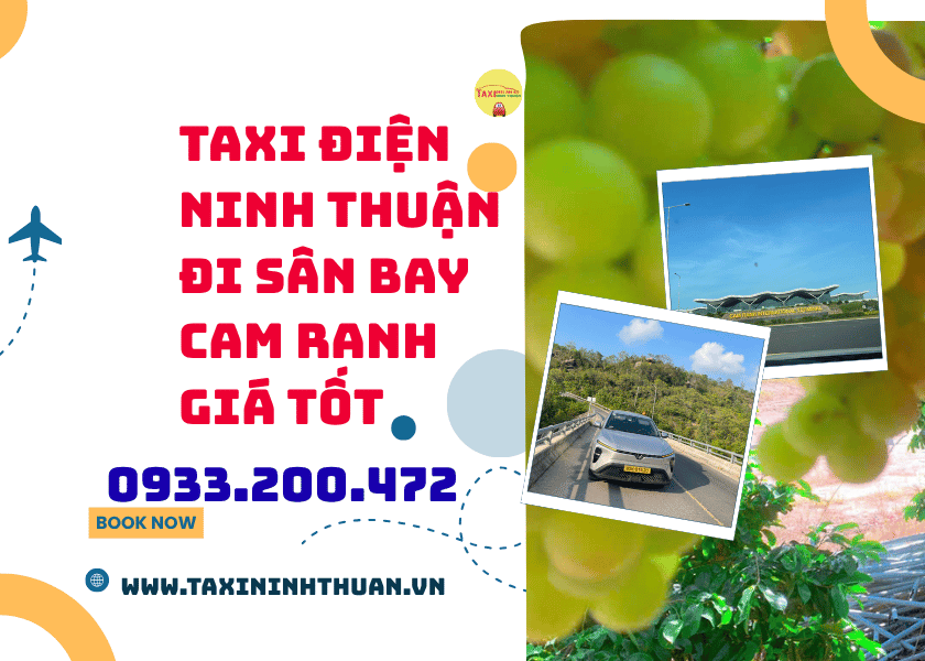 Taxi điện Ninh Thuận đi sân bay Cam Ranh giá tốt