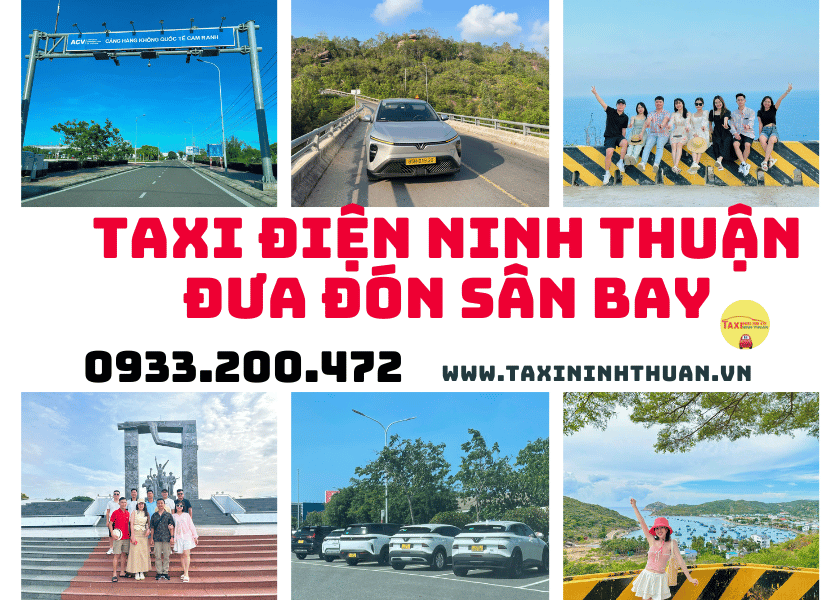 Taxi điện Ninh Thuận đưa đón sân bay