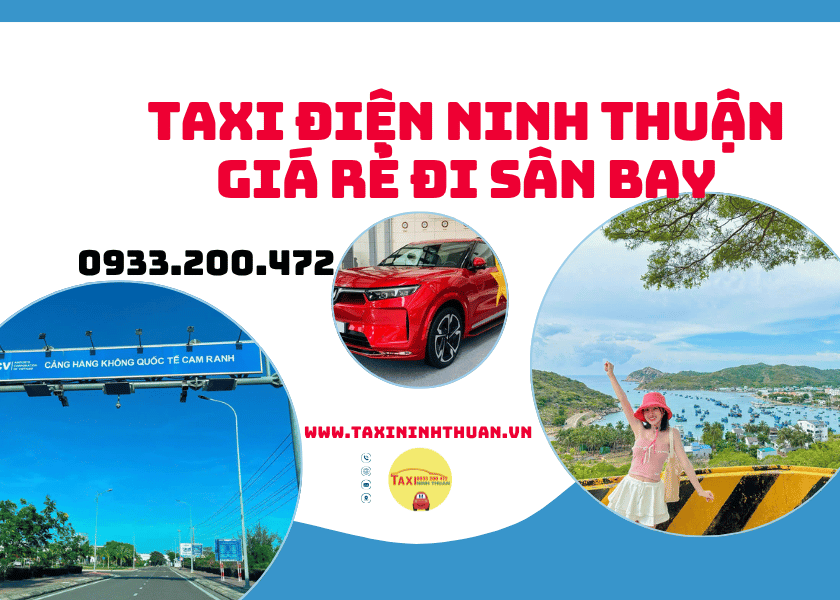 Taxi điện Ninh Thuận giá rẻ đi sân bay