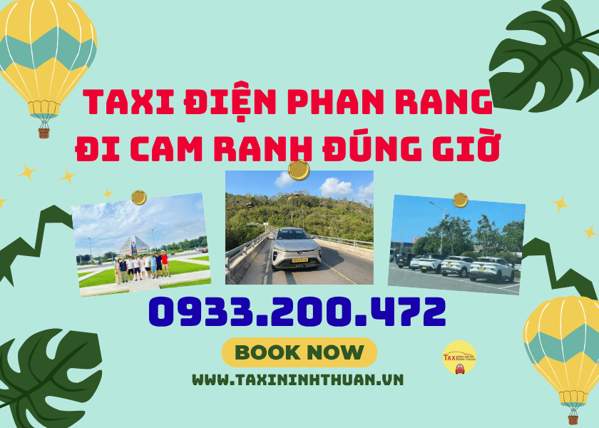 Taxi điện Phan Rang đi Cam Ranh đúng giờ