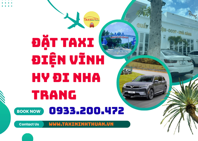 Đặt taxi điện Vĩnh Hy đi Nha Trang