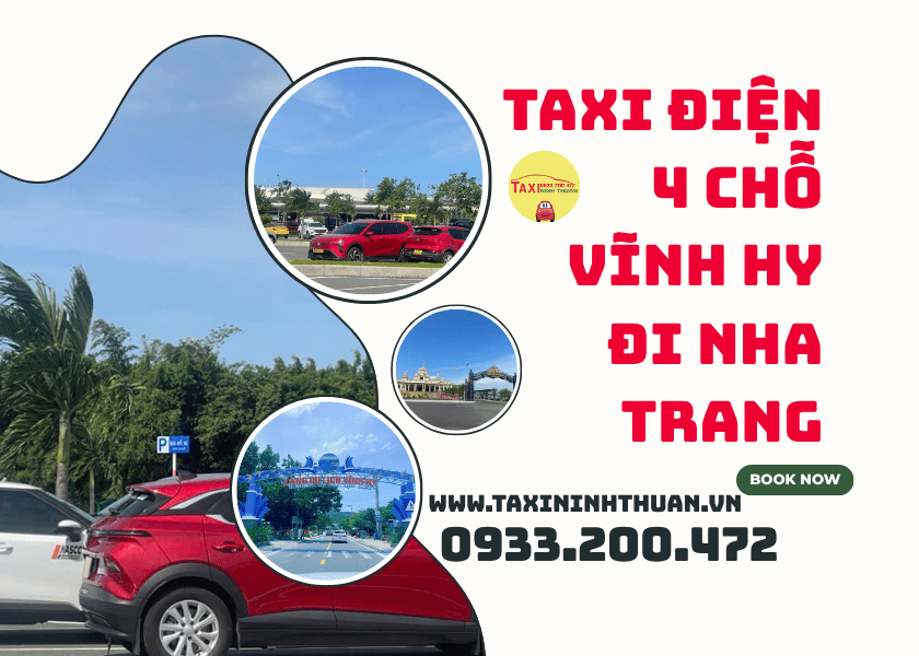 Taxi điện 4 chỗ Vĩnh Hy đi Nha Trang