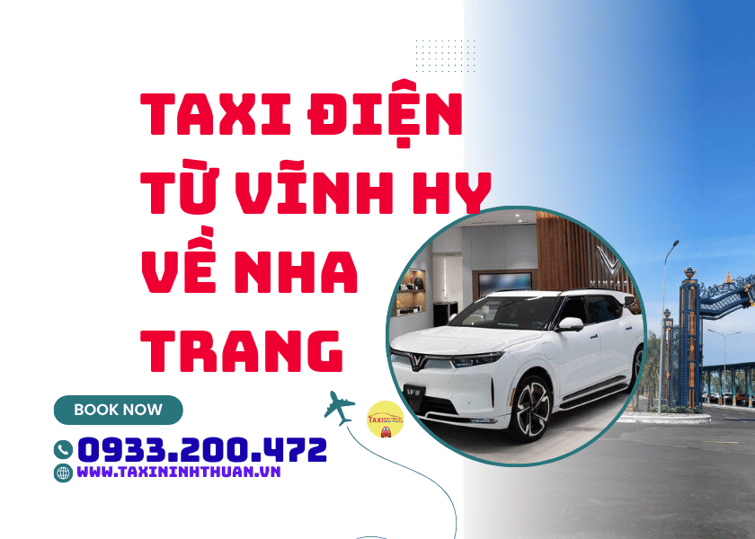 Taxi điện từ Vĩnh Hy về Nha Trang