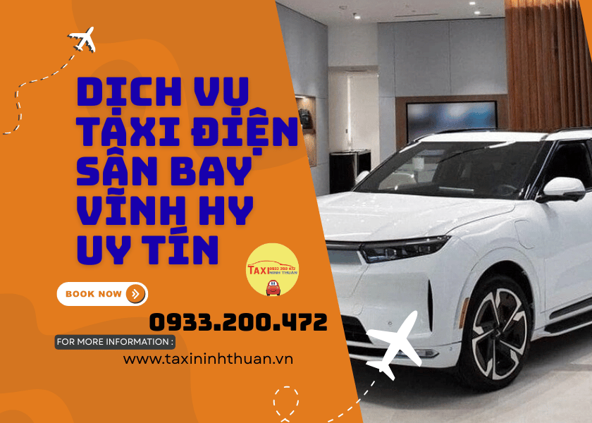 Dịch vụ taxi điện sân bay Vĩnh Hy uy tín