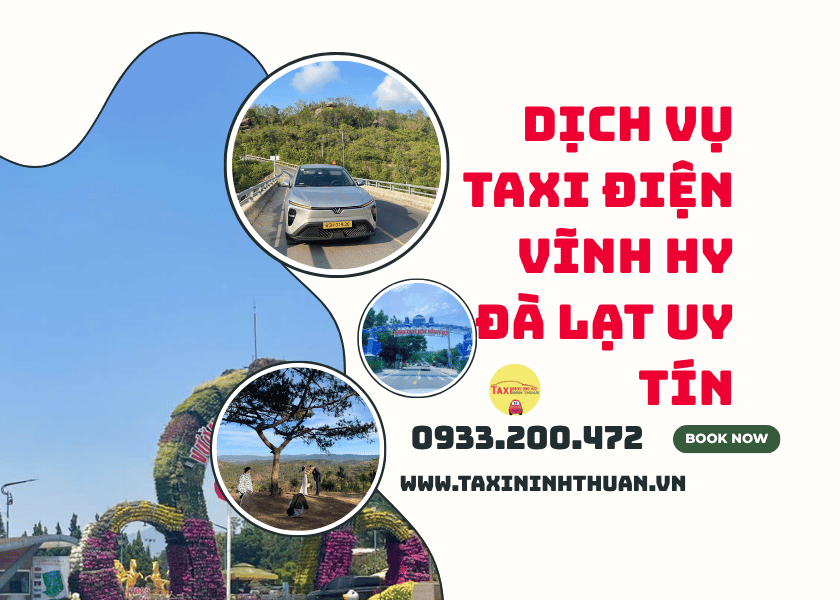 Dịch vụ taxi điện Vĩnh Hy Đà Lạt uy tín