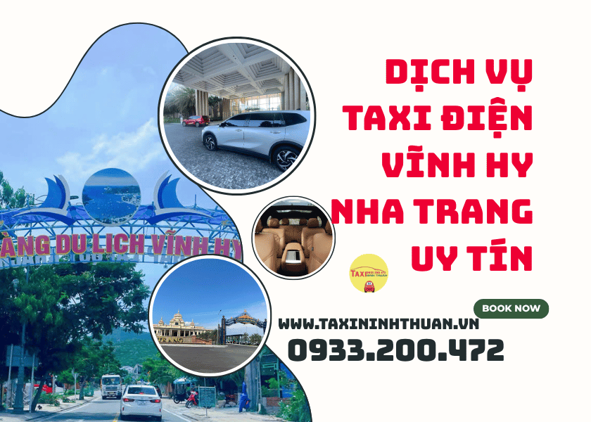 Dịch vụ taxi điện Vĩnh Hy Nha Trang uy tín