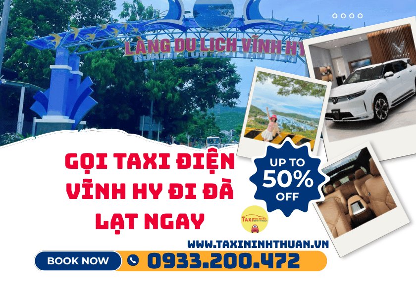 Gọi taxi điện Vĩnh Hy đi Đà Lạt ngay