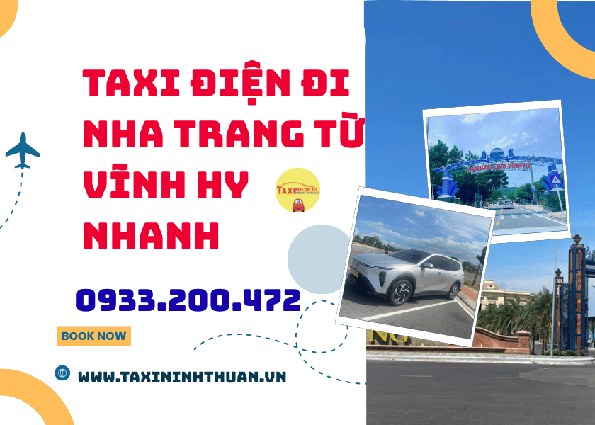 Taxi điện đi Nha Trang từ Vĩnh Hy nhanh