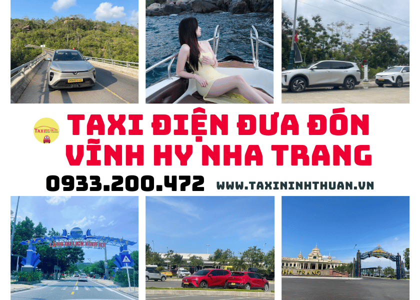 Taxi điện đưa đón Vĩnh Hy Nha Trang