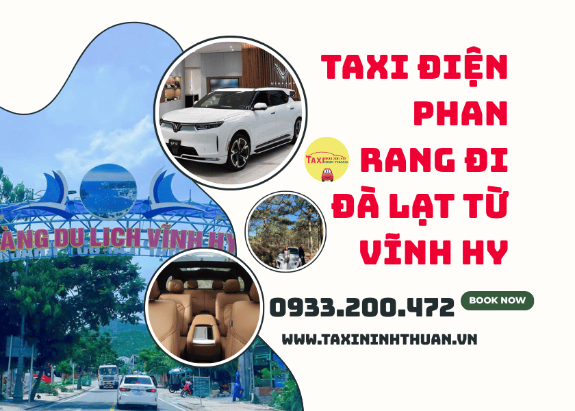 Taxi điện Phan Rang đi Đà Lạt từ Vĩnh Hy