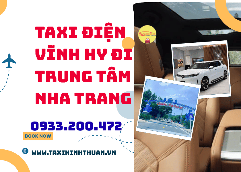 Taxi điện Vĩnh Hy đi trung tâm Nha Trang