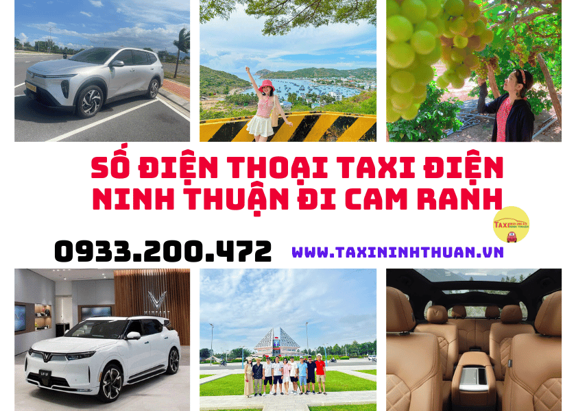 Số điện thoại taxi điện Ninh Thuận đi Cam Ranh
