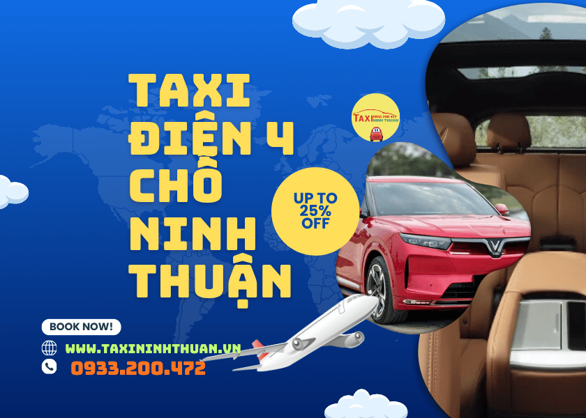 Taxi điện 4 chỗ Ninh Thuận