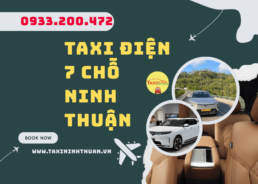 Taxi điện 7 chỗ Ninh Thuận