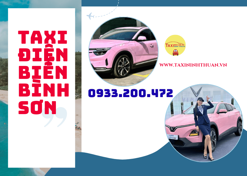 Taxi điện biển Bình Sơn