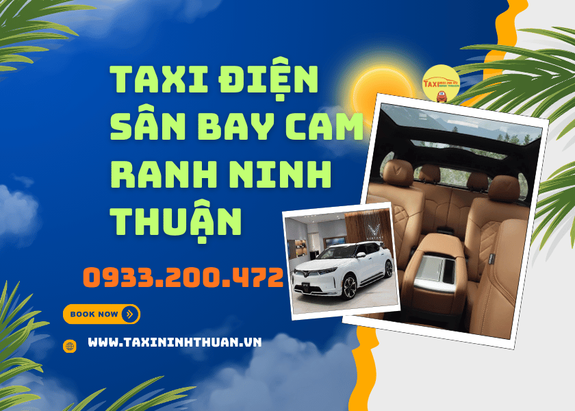 Taxi điện sân bay Cam Ranh Ninh Thuận