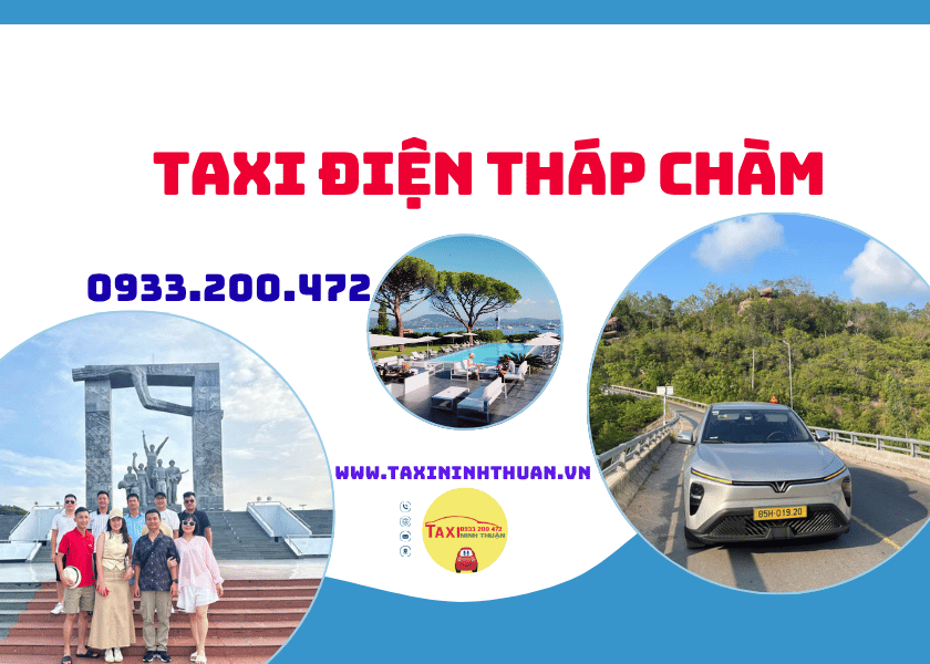 Taxi điện Tháp Chàm