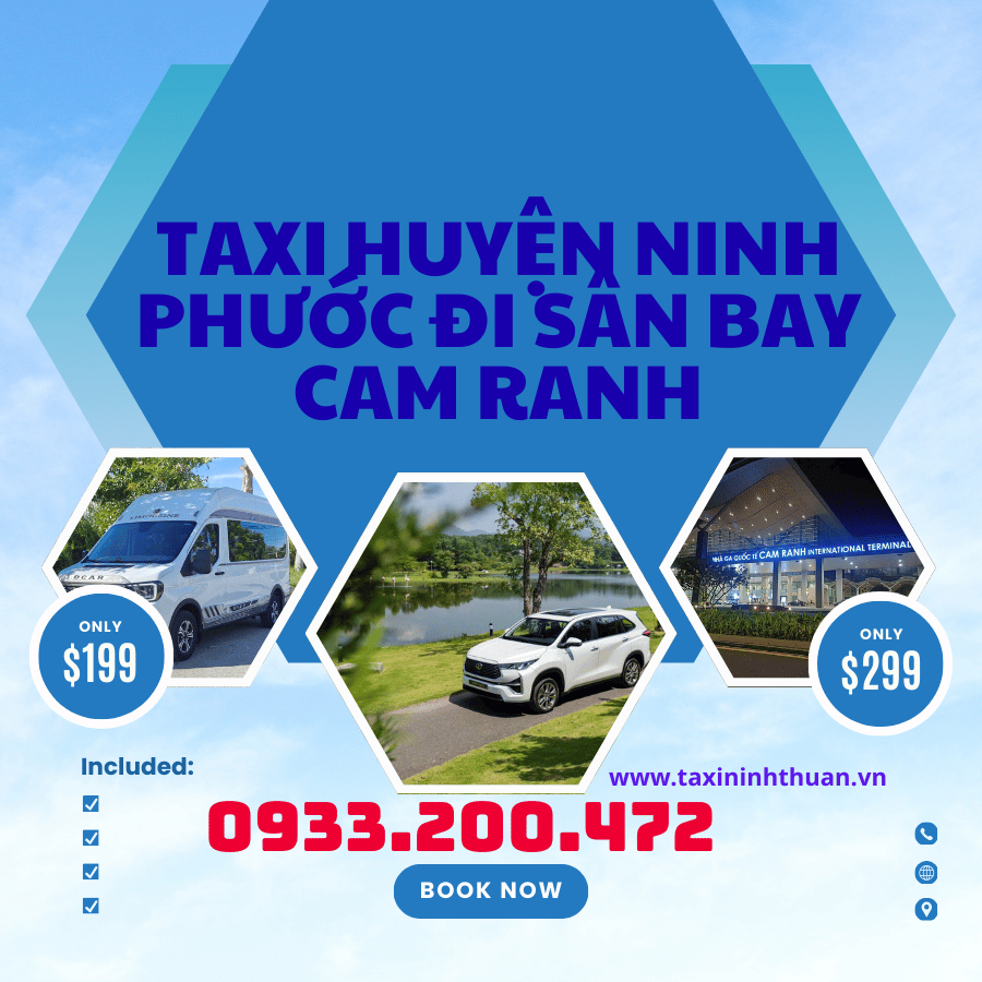Taxi Huyện Ninh Phước đi Sân bay Cam Ranh