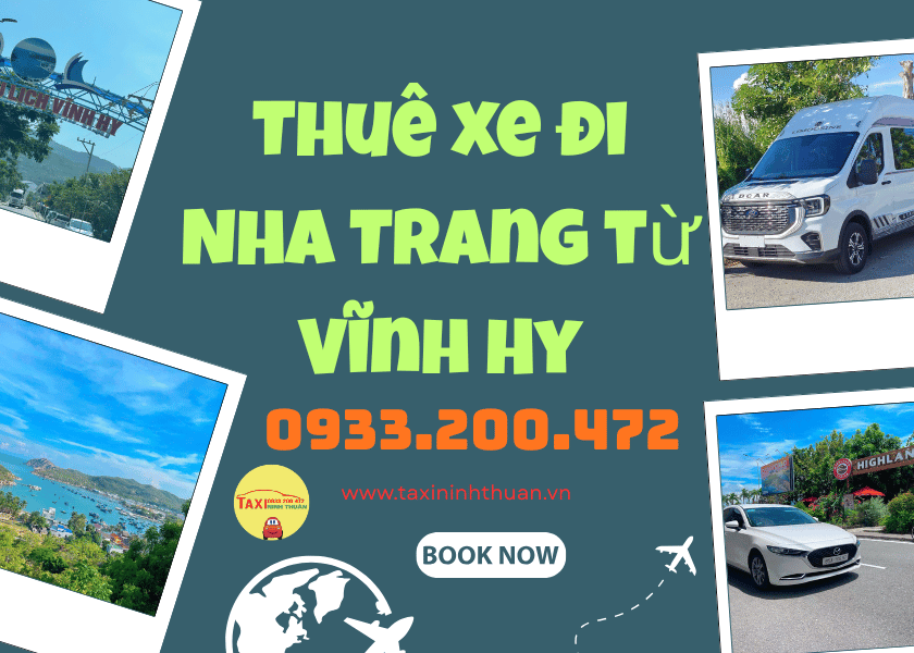 Thuê xe đi Nha Trang từ Vĩnh Hy