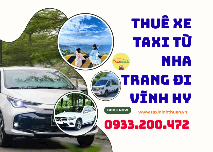 Thuê xe taxi từ Nha Trang đi Vĩnh Hy
