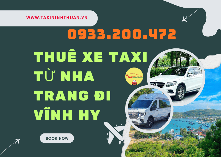 Thuê xe taxi từ Nha Trang đi Vĩnh Hy