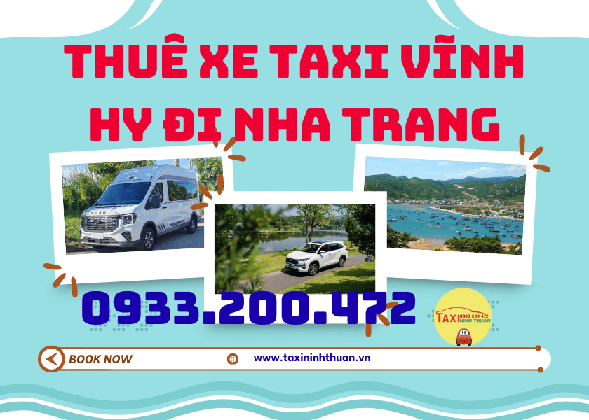 Thuê xe Taxi Vĩnh Hy đi Nha Trang
