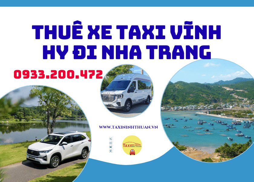 Thuê xe Taxi Vĩnh Hy đi Nha Trang