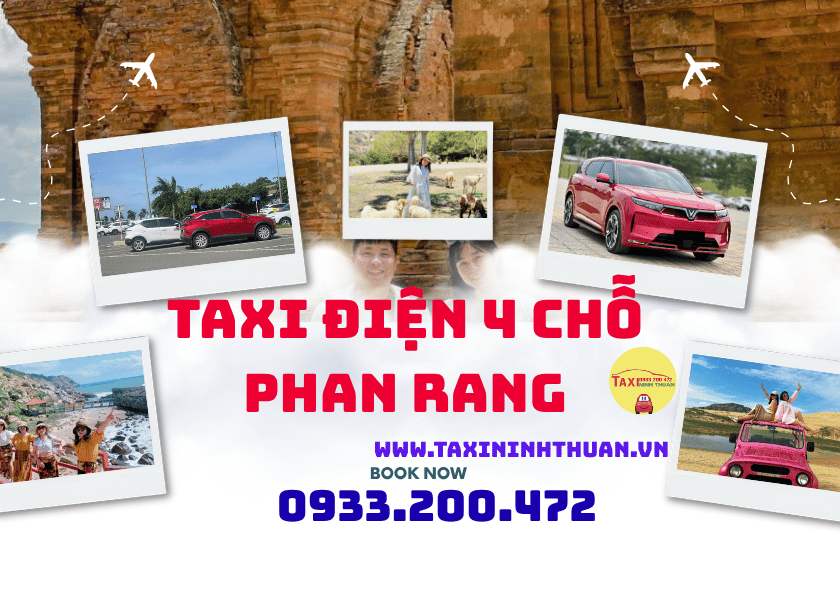 Taxi điện 4 chỗ Phan Rang