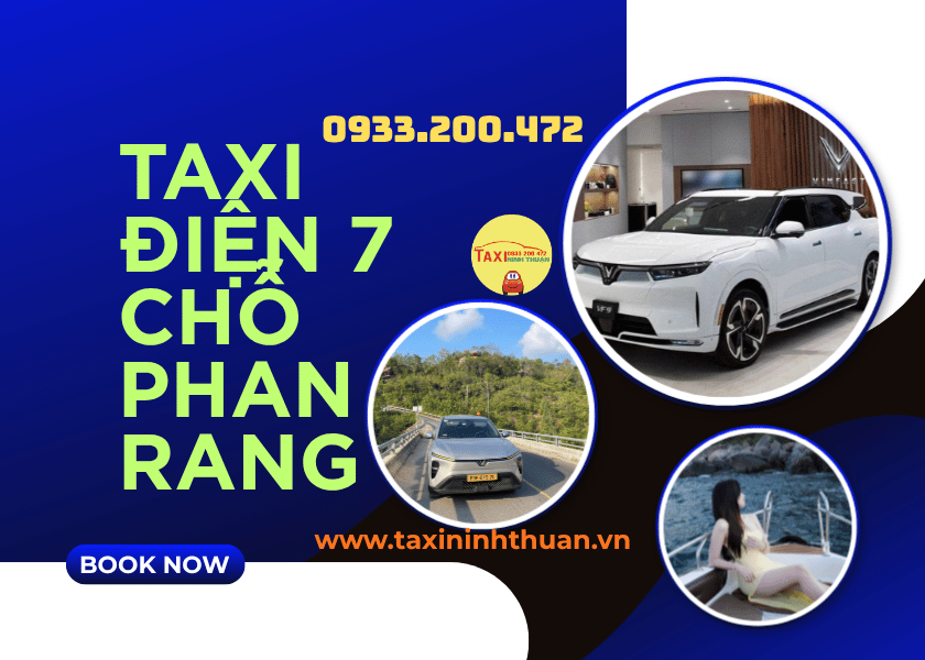 Taxi điện 7 chỗ Phan Rang
