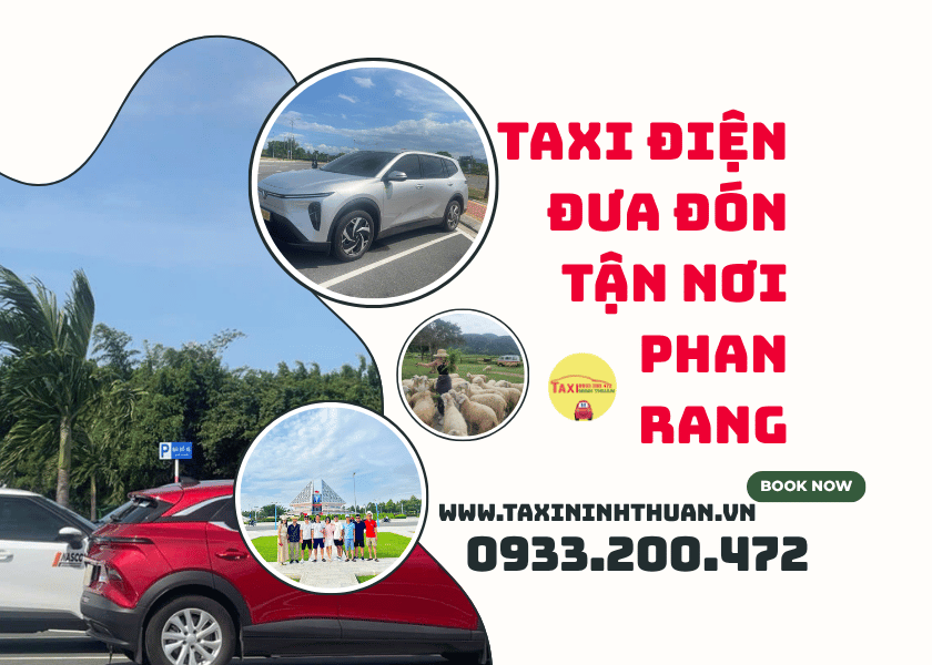 Taxi điện đưa đón tận nơi Phan Rang