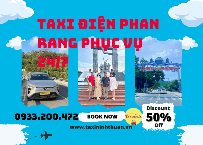 Taxi điện Phan Rang phục vụ 24/7