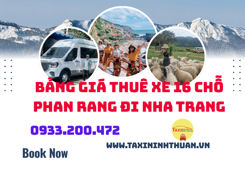 Bảng Giá Thuê Xe 16 Chỗ Phan Rang Đi Nha Trang