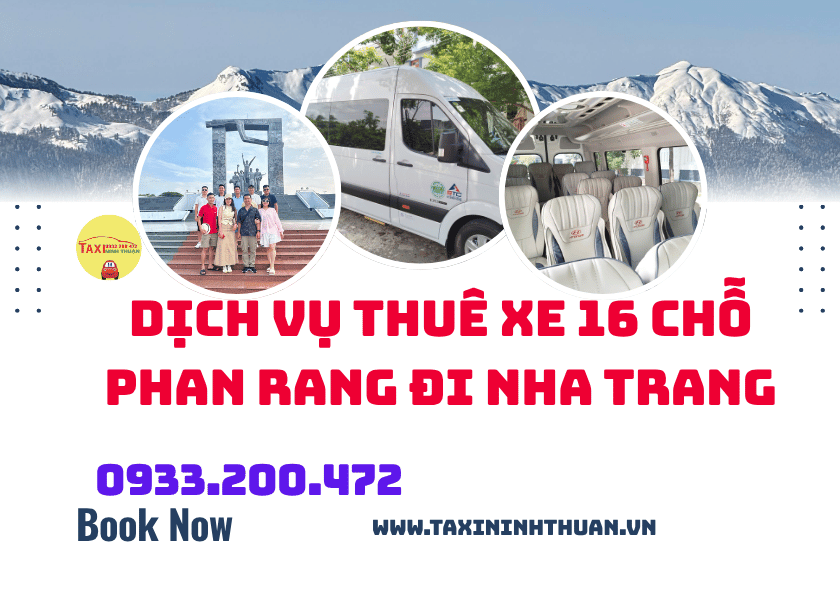 Dịch Vụ Thuê Xe 16 Chỗ Phan Rang Đi Nha Trang