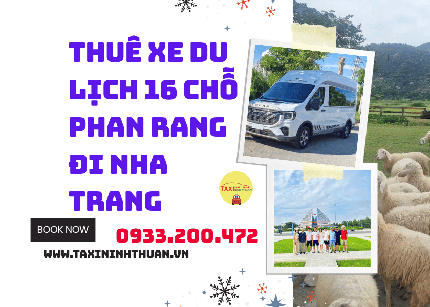 Thuê Xe Du Lịch 16 Chỗ Phan Rang Đi Nha Trang