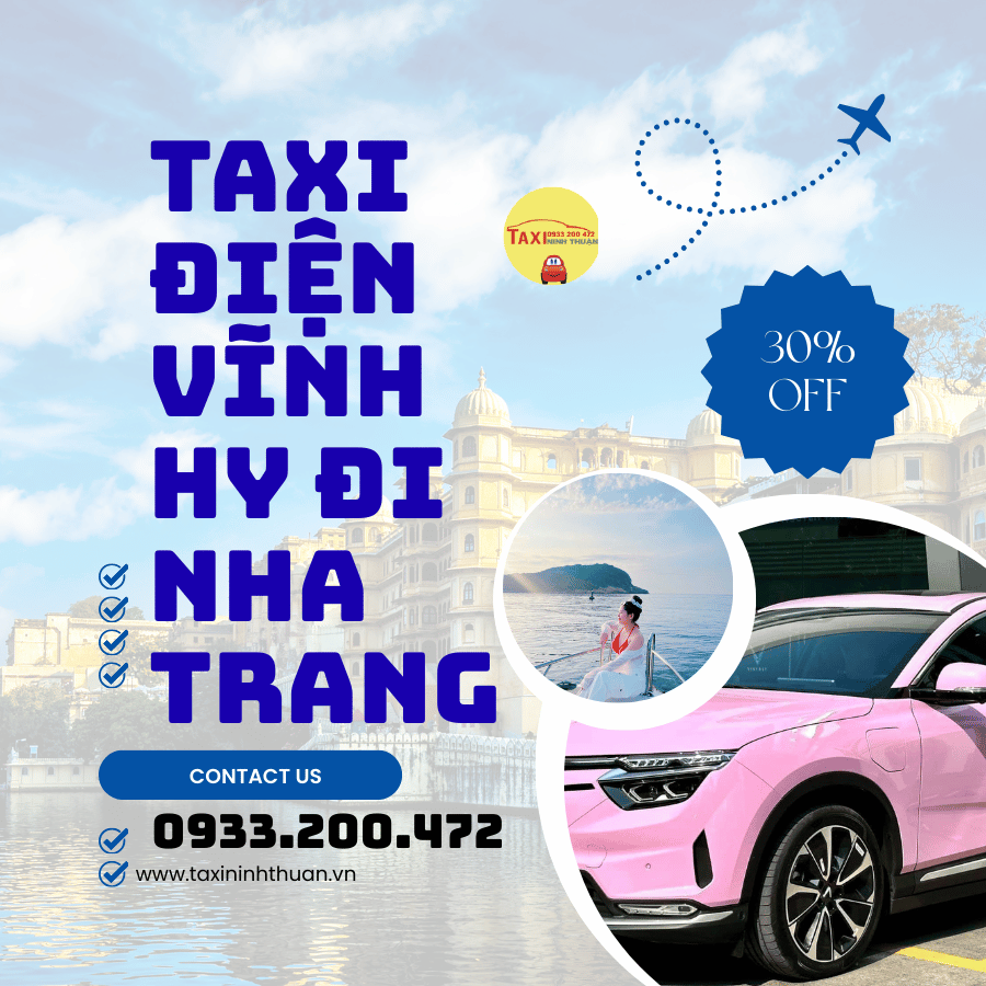 Taxi điện Vĩnh Hy đi Nha Trang