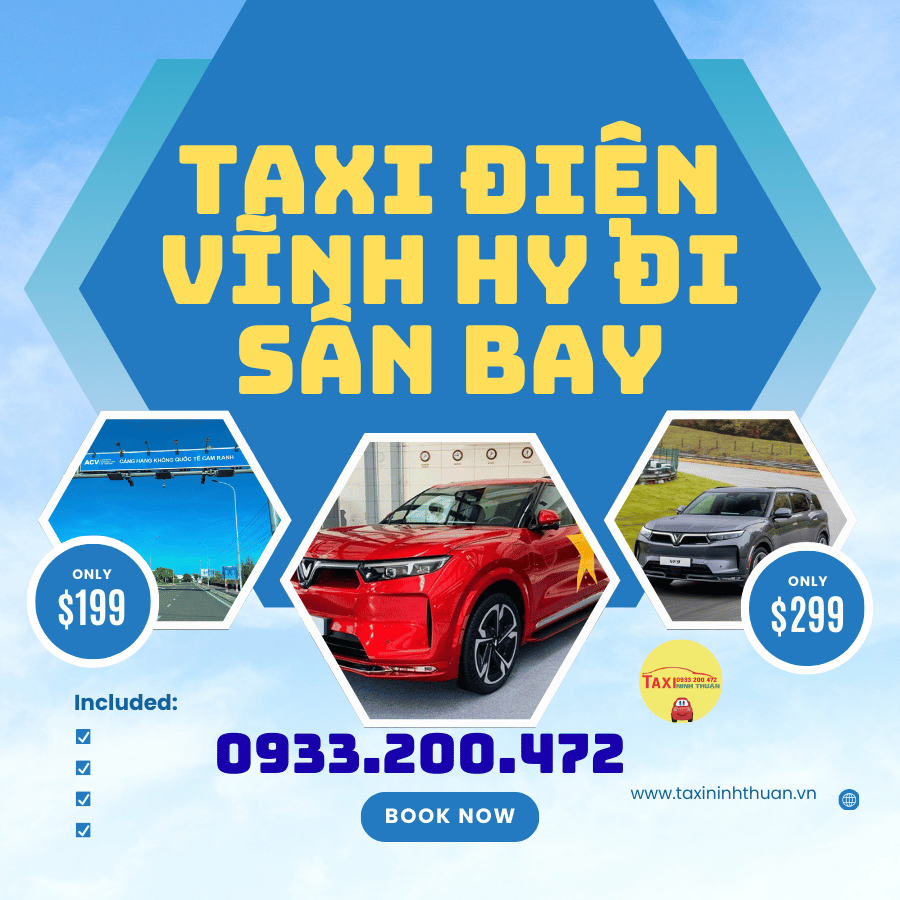Taxi Điện Vĩnh Hy Đi Sân Bay