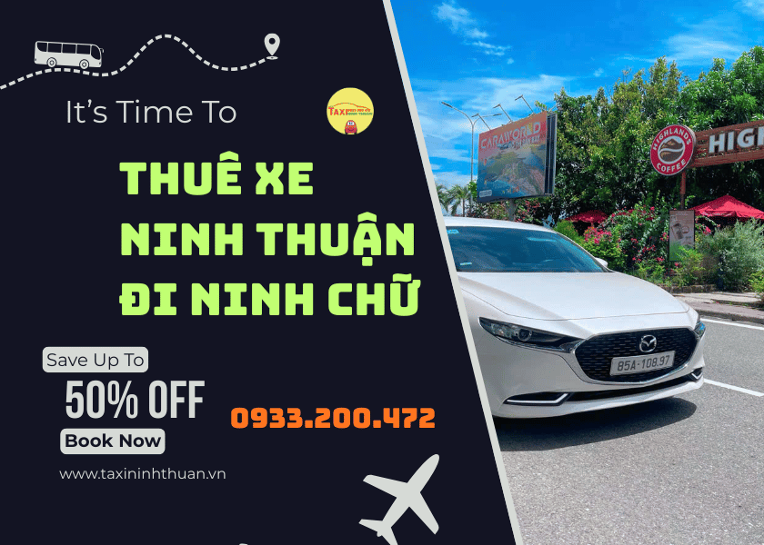 Thuê xe ninh thuận đi ninh chữ