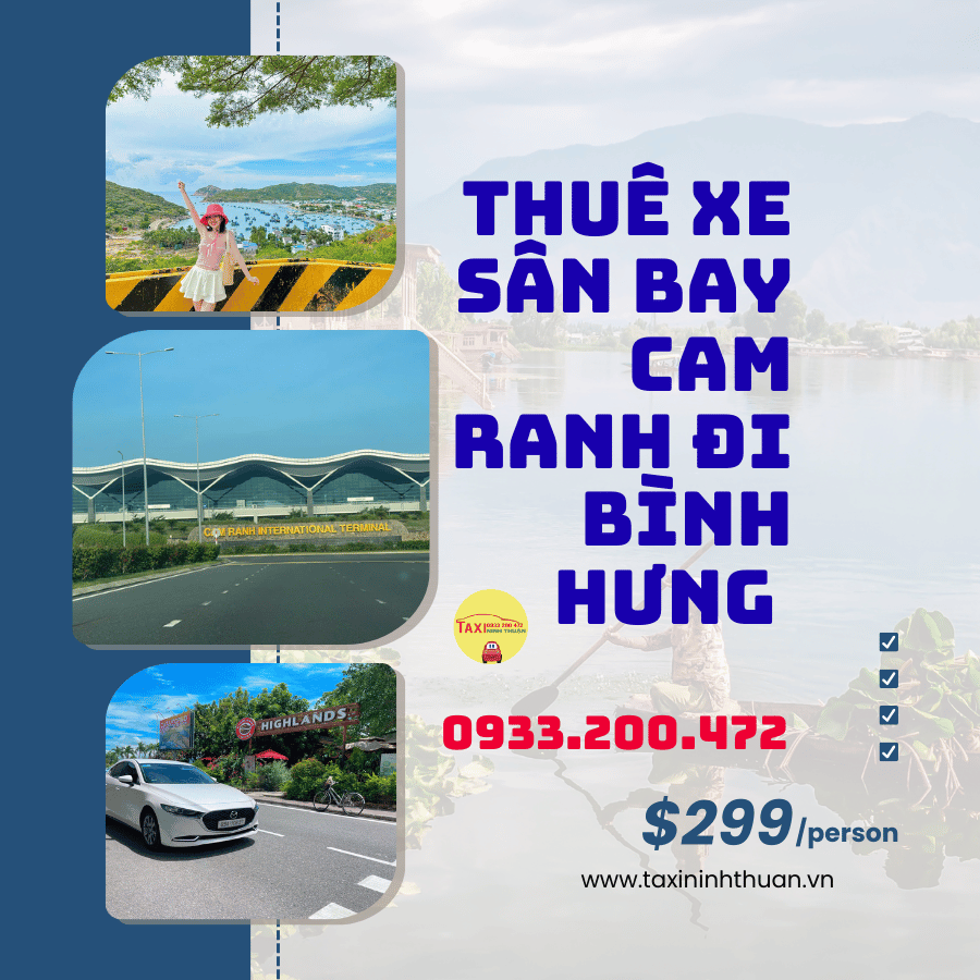 Thuê xe sân bay Cam Ranh đi Bình Hưng