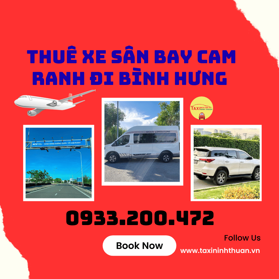 Thuê xe sân bay Cam Ranh đi Bình Hưng