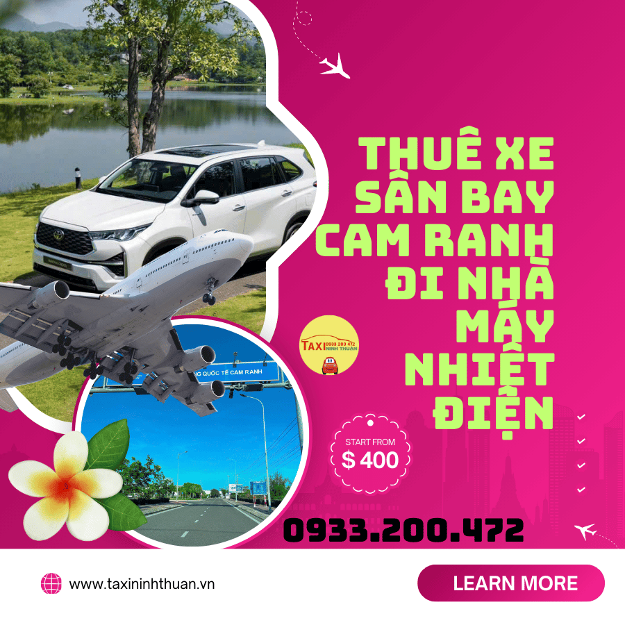 Thuê xe sân bay Cam Ranh đi nhà máy nhiệt điện