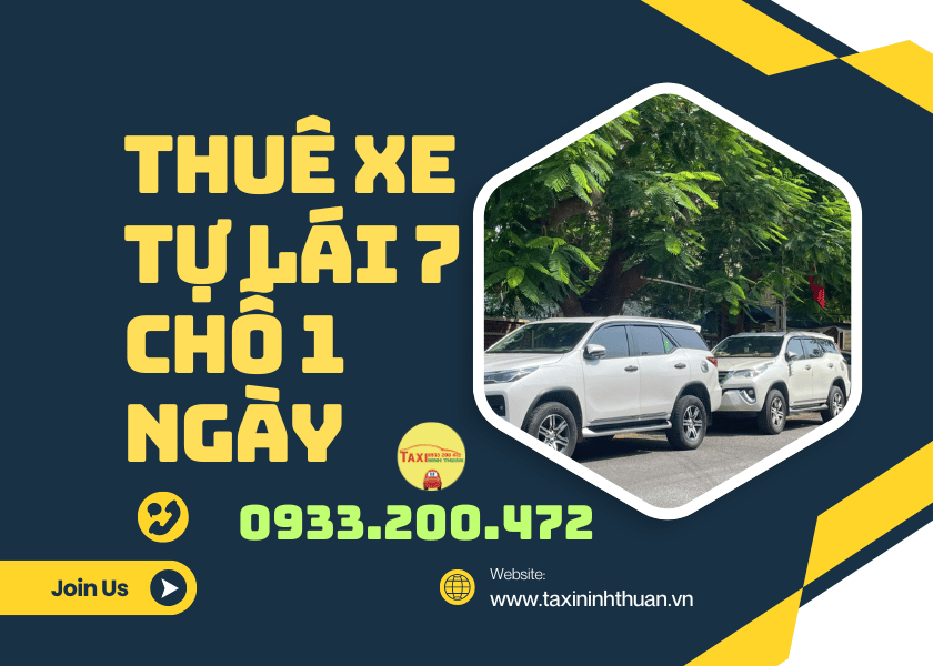 Thuê xe tự lái 7 chỗ 1 ngày