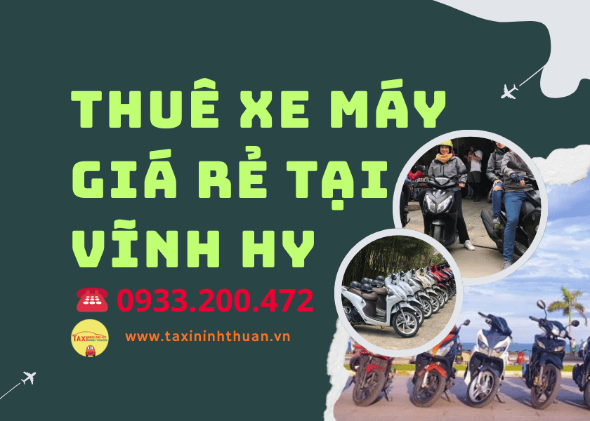 Thuê xe máy giá rẻ tại vĩnh hy