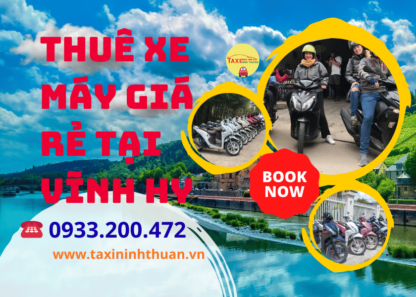 Thuê xe máy giá rẻ tại vĩnh hy