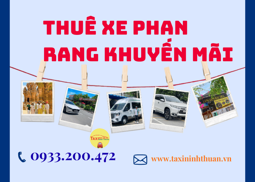 Thuê xe phan rang khuyến mãi