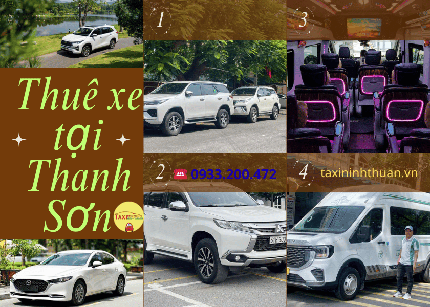 Thuê xe tại Thanh Sơn