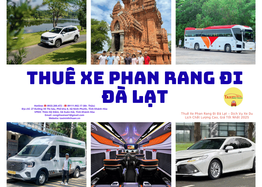 Thuê Xe Phan Rang Đi Đà Lạt